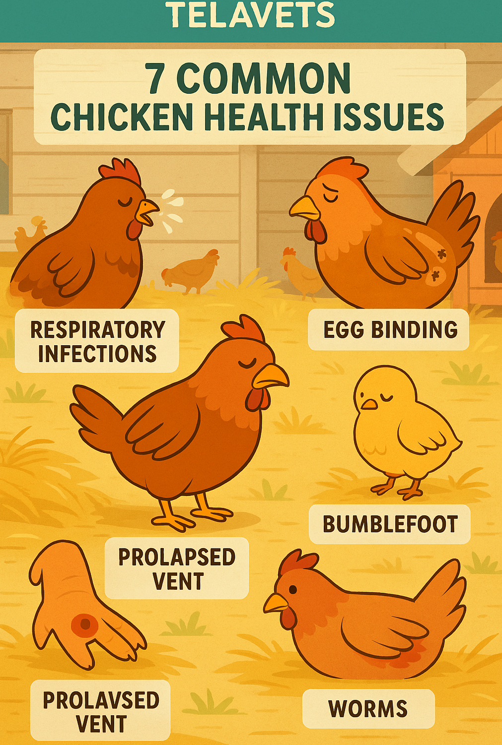 7 Common Backyard Chicken Health Issues (And How TelaVets Can Help)